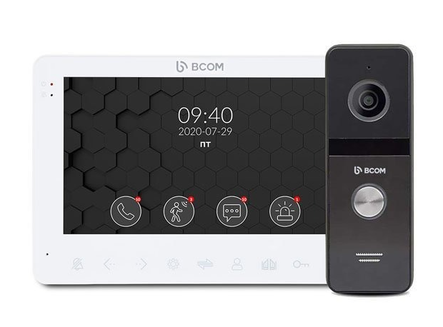 Комплект відеодомофону BCOM BD-780FHD Kit White (240564)