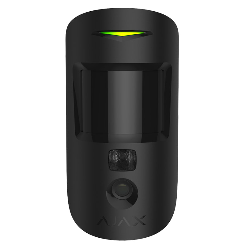Бездротовий датчик руху Ajax HDR MotionCam Black (MotionCam)
