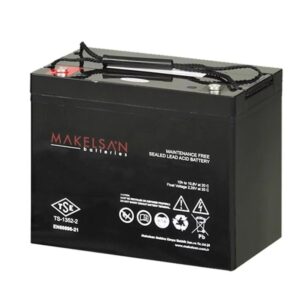 Акумуляторна батарея AGM MAKELSAN 6-FM-100, 12V, 100.0Ah, Black Case 16552