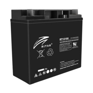 Акумуляторна батарея AGM Ritar RT12180B, Black Case, 12V 18.0Ah Ritar 16467