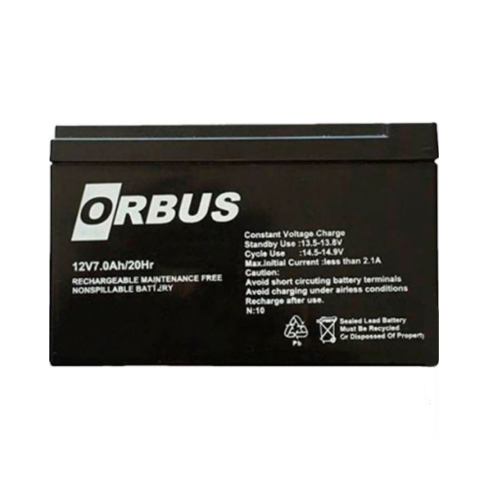 Акумуляторна батарея Orbus ORB1270 AGM 12V 7Ah