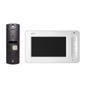 Комплект відеодомофона ARNY AVD-4005 White/Dark brown Arny 7621