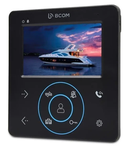 Комплект відеодомофону BCOM BD-480M Kit Black (240554) - Зображення 2