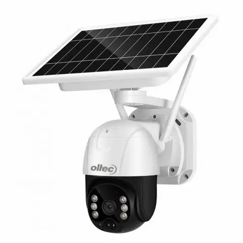 3 Мп бездротова поворотна IP-камера Oltec IPC-322SW-G з сонячною батареєю та 4G