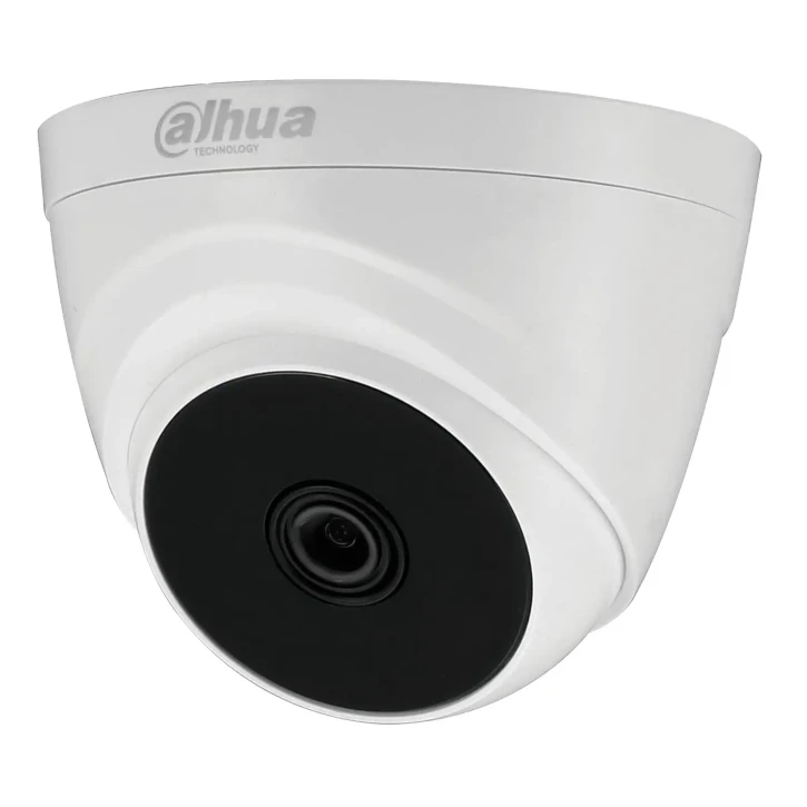 HD-CVI відеокамера купольна Dahua DH-HAC-T1A21P (2.8) White