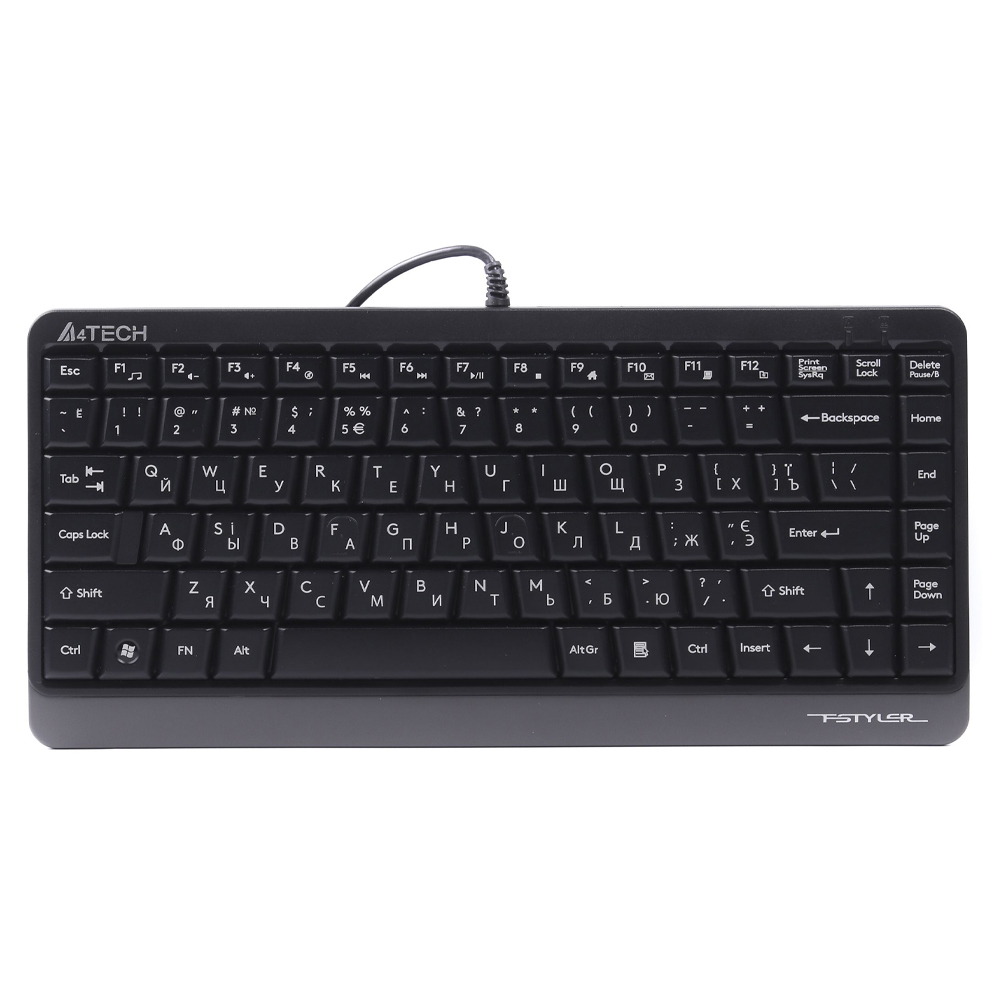 Клавіатура A4Tech Fstyler Compact Size keyboard, USB FKS11 Grey A4Tech 14269