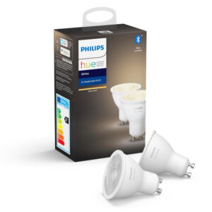 Комплект ламп Philips Hue GU10, 5.2W(57Вт), 2700K, White, Bluetooth, димована, 2шт Philips 14405