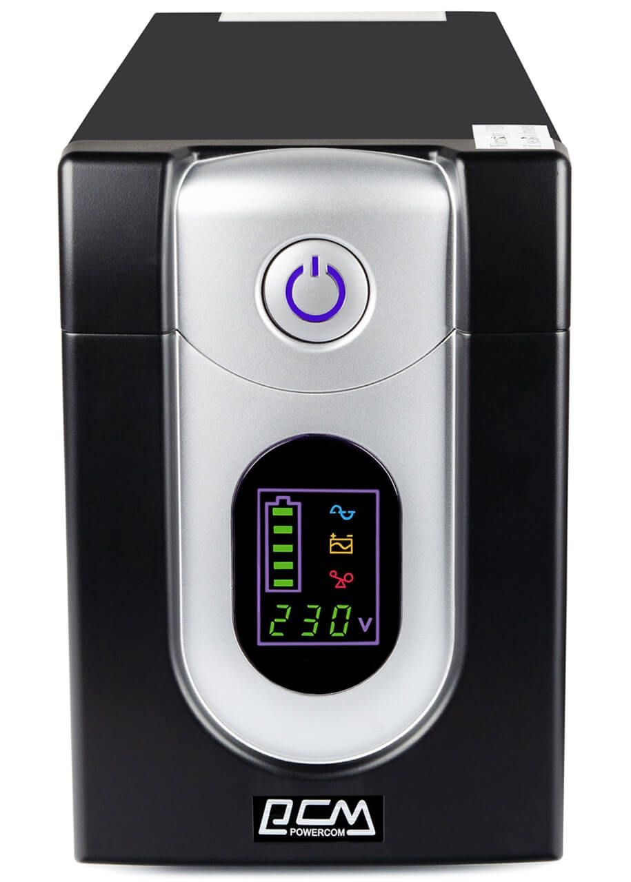 ДБЖ Powercom 1025VA/615W line-interactive USB 4+2 IEC (IMD-1025AP LCD) Powercom 15915