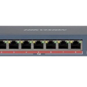 Комутатор Hikvision DS-3E0310HP-E 8-портовий некерований POE