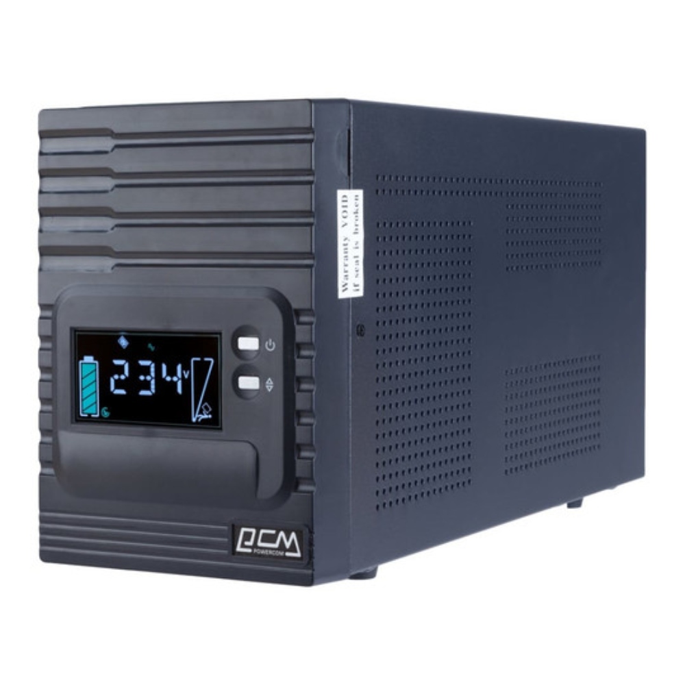 ДБЖ Powercom 1000VA/800W line-interactive R232 USB 8 IEC (SPT.1000.II.LCD) Powercom 15901