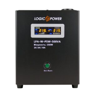 ДБЖ з правильною синусоїдою 12V LPA-W-PSW-500VA(350Вт) 2A/5A/10A LogicPower 15853
