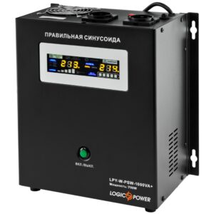 ДБЖ з правильною синусоїдою 12V LPY-W-PSW-1000VA+(700Вт)10A/20A LogicPower 15859