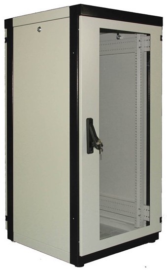 Шафа підлогова CSV Lite Plus 24U-600х800 (акрил) (24U600x800GL)