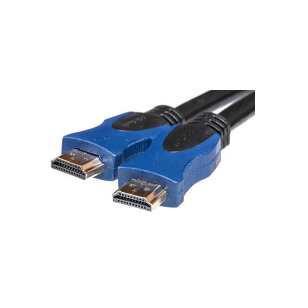 Кабель HDMI - HDMI V1.4, 0.75м, PowerPlant, позолочені коннектори PowerPlant 8846