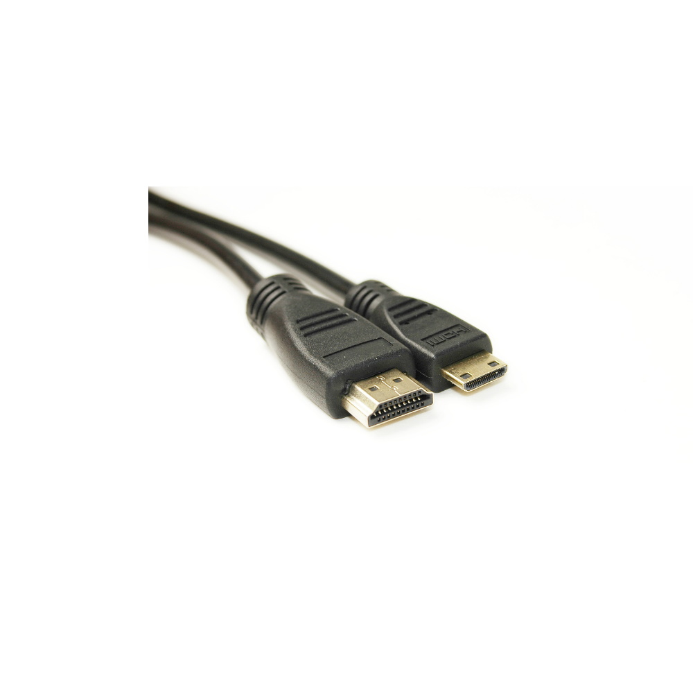 Кабель HDMI - mini HDMI V1.4, 2м, PowerPlant, позолочені коннектори PowerPlant 8862