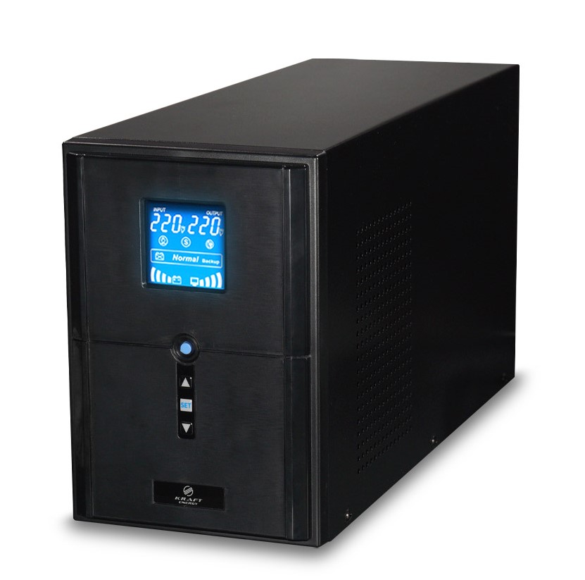 ДБЖ Kraft KRF-PSW2000VA/1600W(LCD) 24V UPS (42-00063)