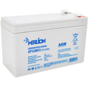 Акумуляторна батарея Merlion AGM GP1280F2 12 V 8,0 Ah Merlion 16478