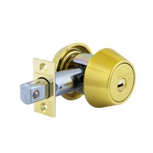 Замок врізний MUL-T-LOCK 1-WAY DEAD_BOLT HERCULAR SHINY_BRASS UNIV BS60/70мм Mul-T-Lock 11782