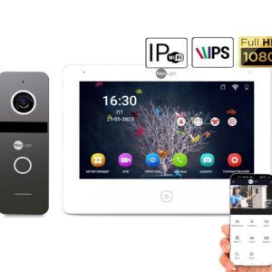 Комплект відеодомофону Neolight NeoKIT IP PRO WF 7