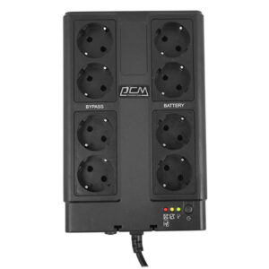 ДБЖ Powercom 850VA/510W резервний USB 4+4 SCHUKO (CUB.850E.USB) Powercom 15875