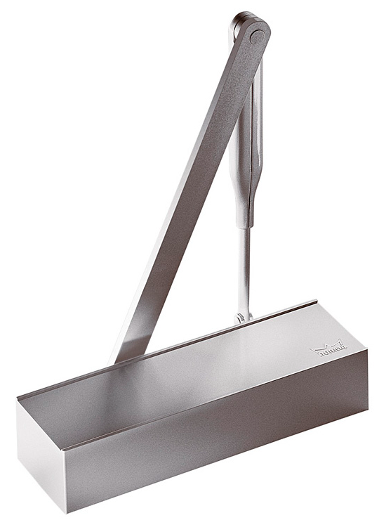 Доводчик дверний Dorma TS 72 EN 2/3/4 з ліктьовою тягою Silver