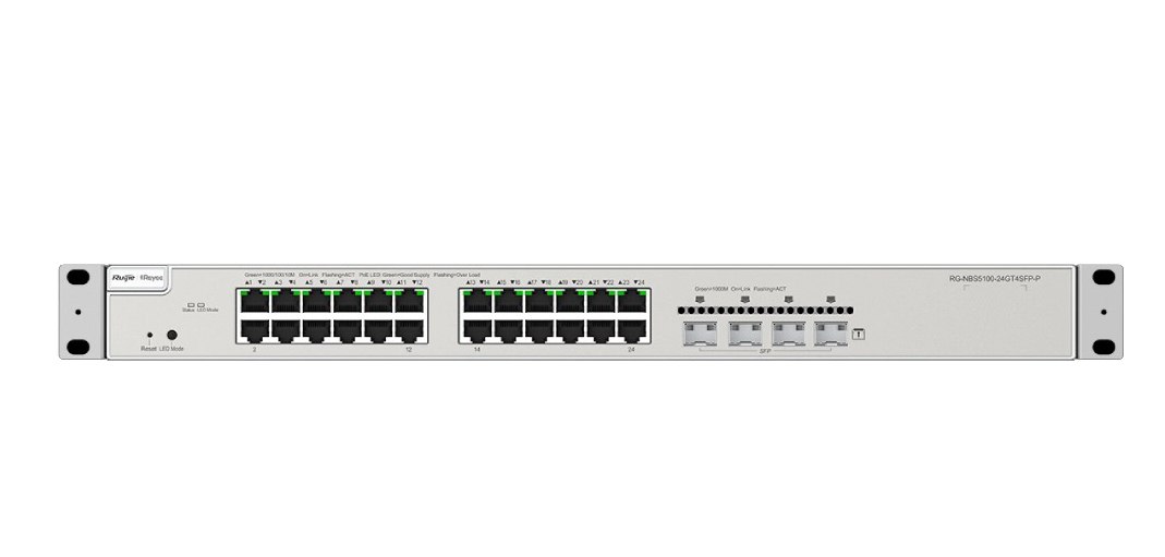 Ruijie Reyee RG-NBS5200-24GT4XS-P 24-портовий гігабітний L2+ керований POE Ruijie 17846