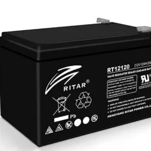 Акумуляторна батарея RITAR AGM RT12120 12V 12.0Ah Black Ritar 17616