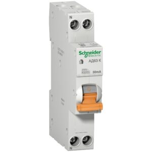 Диференціальний автомат АД63К 1P + N 25A 30mА C Schneider Electric Schneider Electric 11980