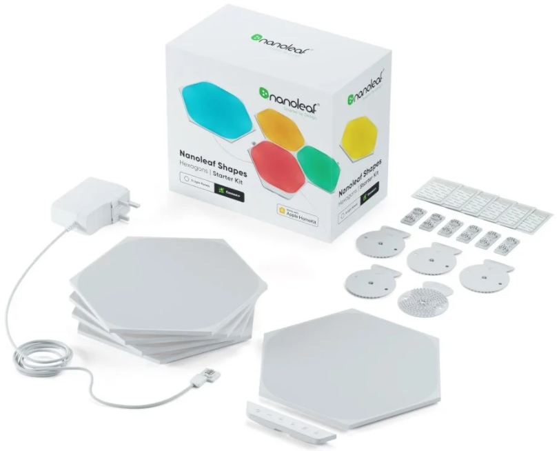 Розумна система освітлення Nanoleaf Shapes - Hexagon Starter Kit - 5 шт. Nanoleaf 13363