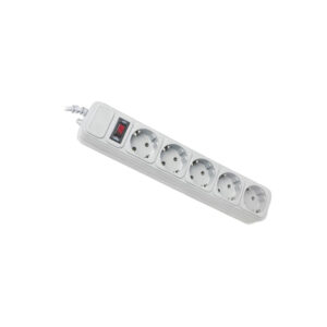 Мережевий фільтр Maxxter SPM5-G-15G 4.5 м кабель, 5 розеток, сірий Maxxter 5093