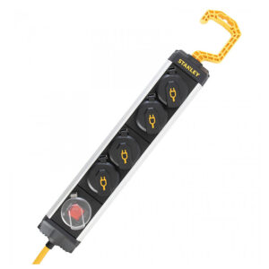 Мережевий фільтр Stanley 5 м, 3x1.5мм2, IP44, 4 розетки, SXECCD0RAJE Stanley 9717