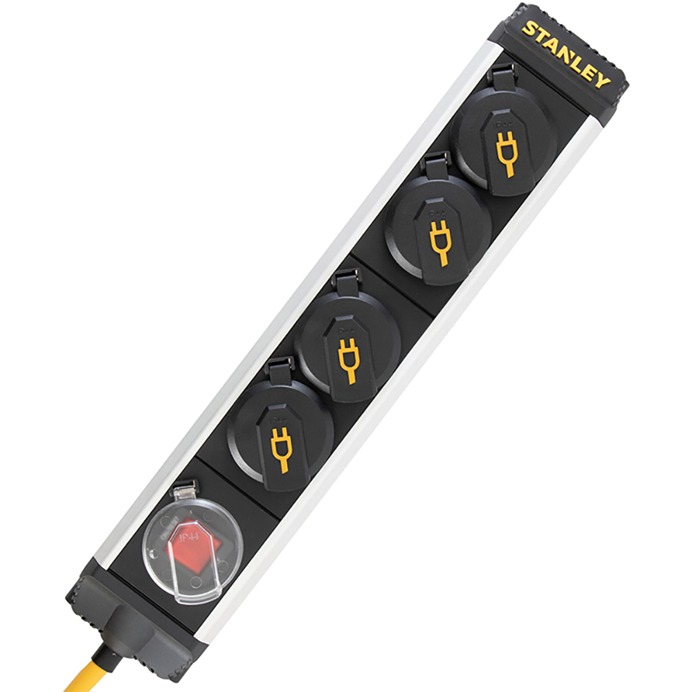 Мережевий фільтр Stanley 2 м, 3x1.5мм2, IP44, 4 розетки, SXECCD2LADE Stanley 9725