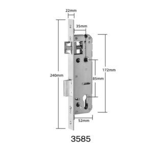 Розумний дверний замок біометричний SEVEN LOCK SL-7761BF EN silver SEVEN 15513