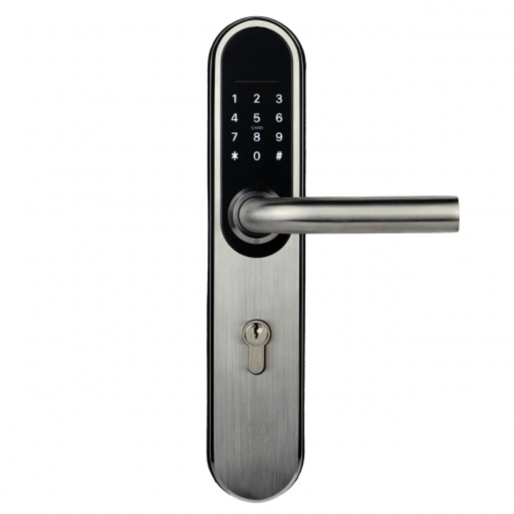 Розумний замок дверей SEVEN LOCK SL-7768B silver SEVEN 15438-1