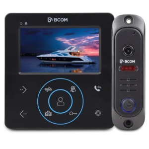 Комплект відеодомофону BCOM BD-480M Kit Black (240554)