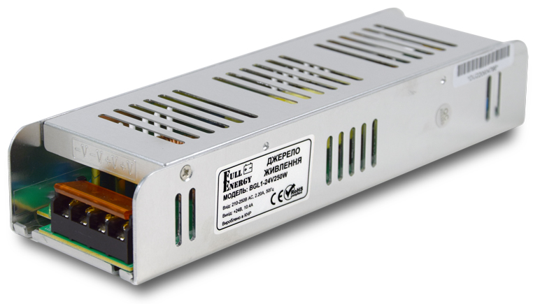 Блок живлення Full Energy BGL1-24V250W (252540)