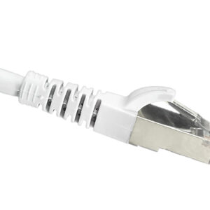 Патч-корд OK-net F/UTP, Cat.6, 26AWG, LSZH, 1m White (OK-PC5162-W-LSZH)