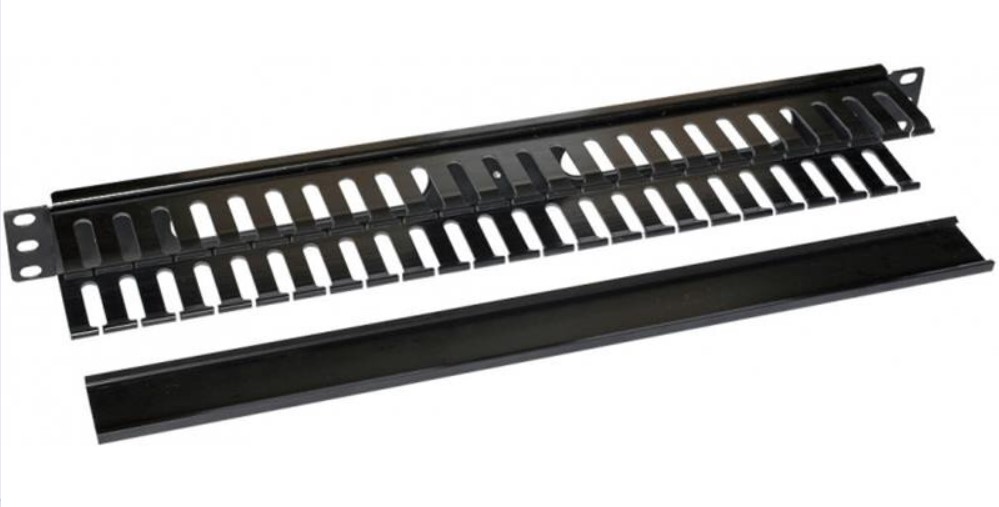 Кабельний організатор ZPAS 19'' 1U чорний (T-SO-900-004)