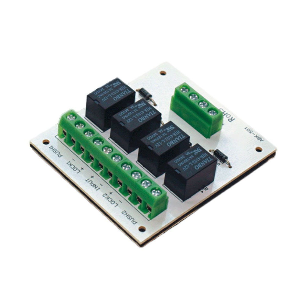 Релейний модуль Yli Electronic PCB-501 на двоє дверей (шлюз) Yli Electronic 8683