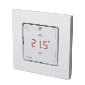 Терморегулятор Danfoss Icon Display, електронний, сенсорний, вбудовуваний, 230V, On-wall, білий, 088U1015 Danfoss 14321