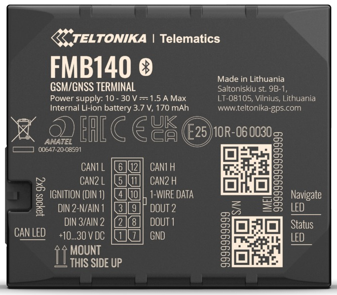 GPS-трекер Teltonika FMB140 (ALL-CAN300)