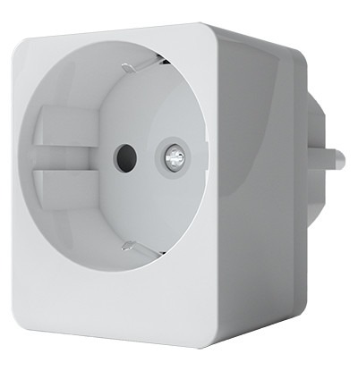 Розетковий вимикач Qubino Smart Plug 16A з лічильником електроенергії White (GOAEZMNHYD1)