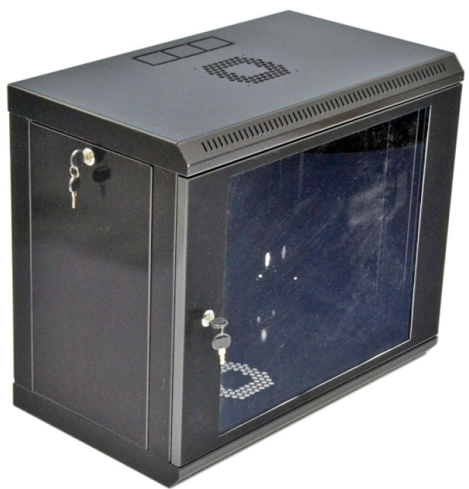 Шафа навісна CMS 9U 600х350х507 мм чорна (UA-MGSWL935B)