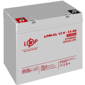 Акумулятор LogicPower LPM-GL 12V-55 Ah