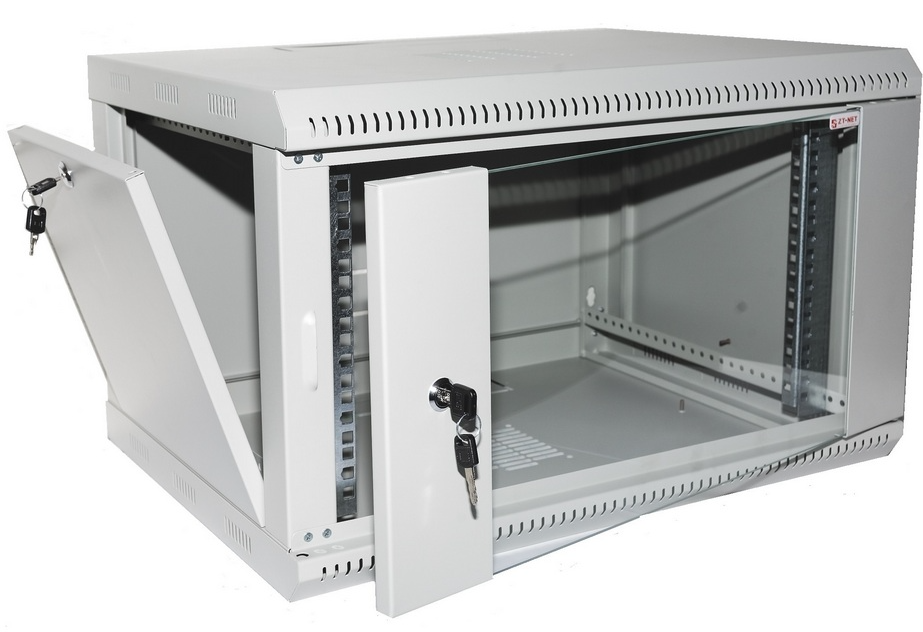 Шафа навісна ZT-net 15U-600 600х780х600 мм, скло сіра (8417)