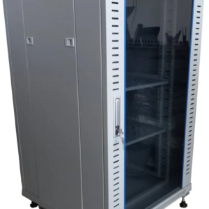 Шафа підлогова Hypernet 42U 600x600 розбірна з дод. комплектом сіра (FNC-42U-FLAT-АС)