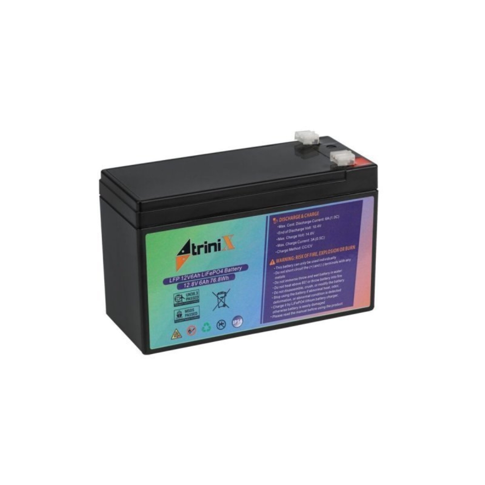 Літій-залізо-фосфатний акумулятор (LiFePO4) TRINIX LFP 12V6Ah TriniX 16108