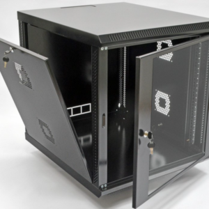 Шафа навісна CMS 12U 600х700х640 мм, акрил чорна (8403)