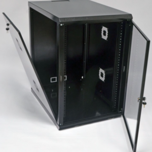 Шафа навісна CMS 18U 600х800х907 мм, акрил чорна (8414)