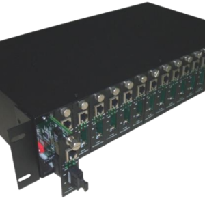 Корпус для монтажу в стійку HongRui HR900-216-AC 482х245х90 мм чорний (8118)